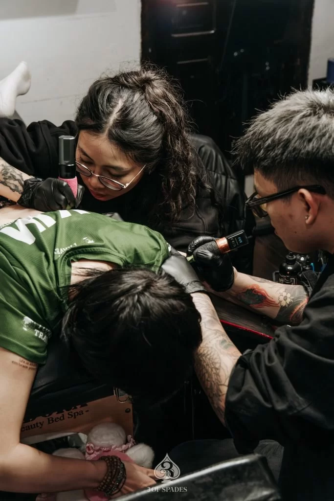 hygiene and safety tattoo shop in hanoi
