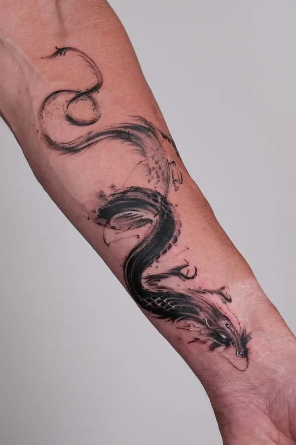 Brushstroke Dragon 7