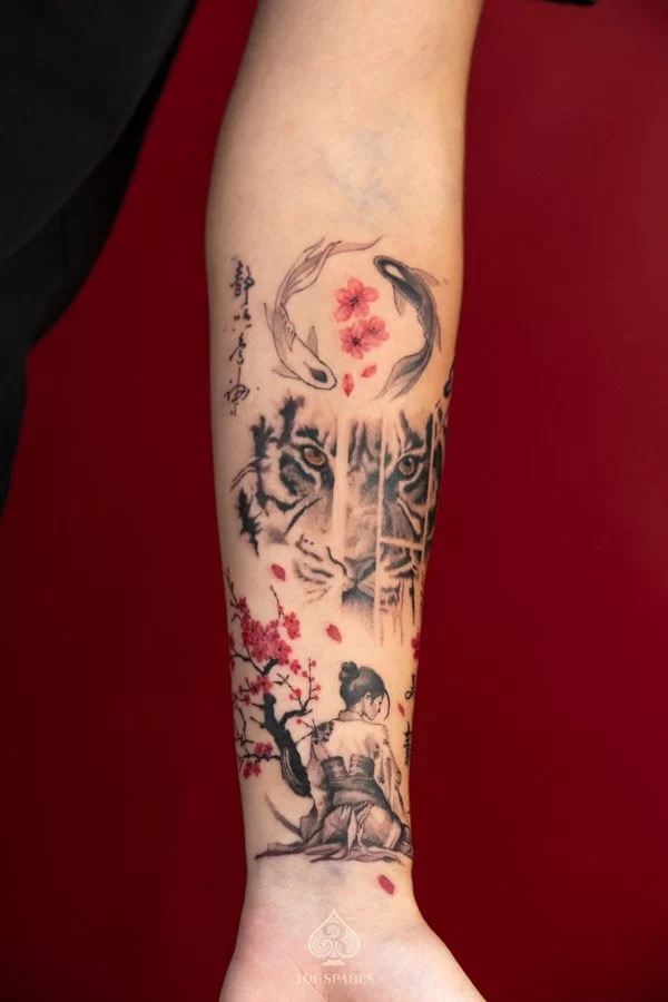 Japanese Geisha Tiger