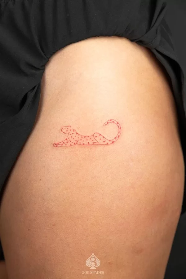 Red Fineline Leopard