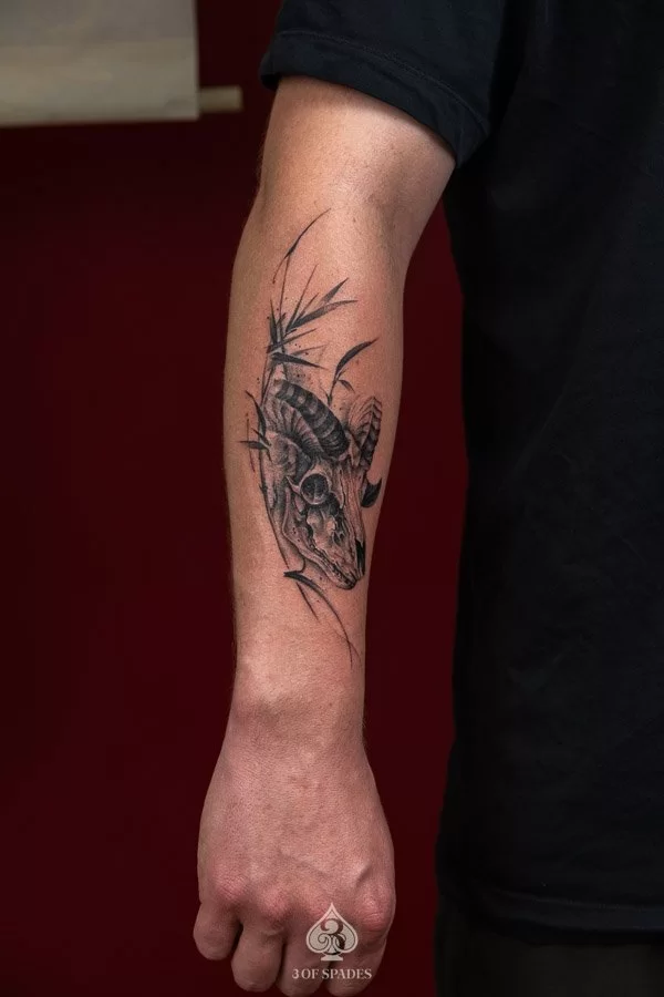 Abstract Buffalo Head