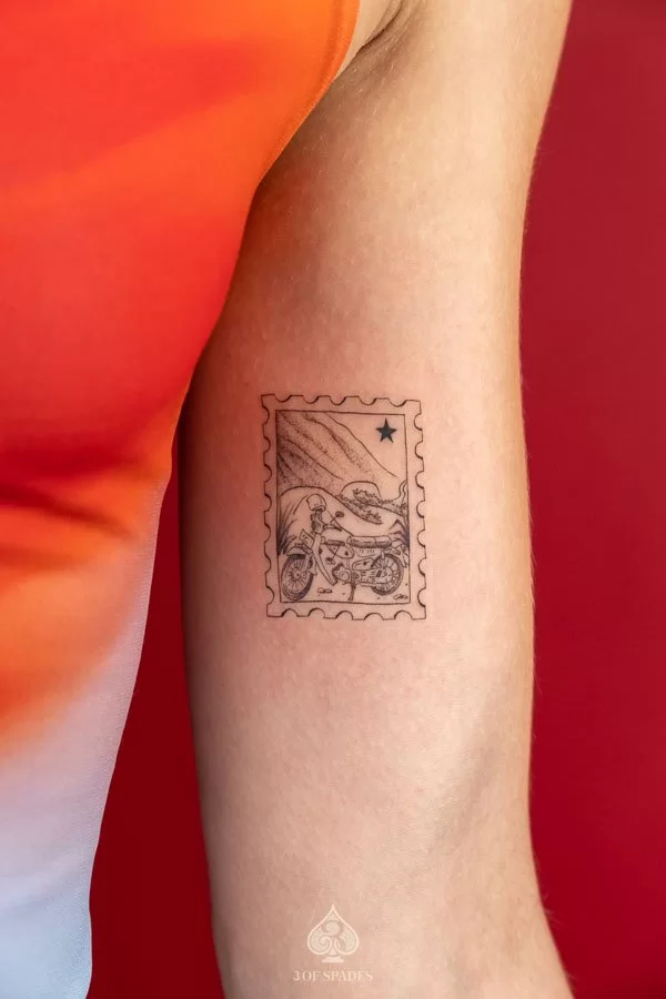 Hagiang And Bike Stamps