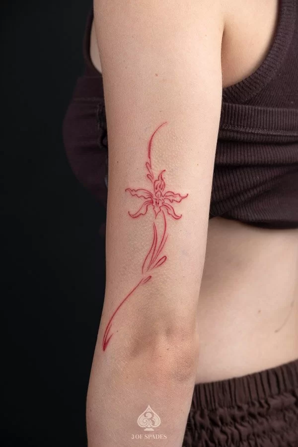 Mini Lettering And Flower