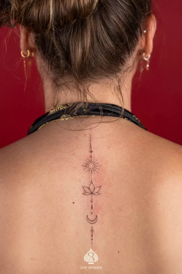 Vertical Ornamental Back