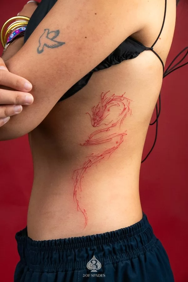 Abstract Dragon Ribbs