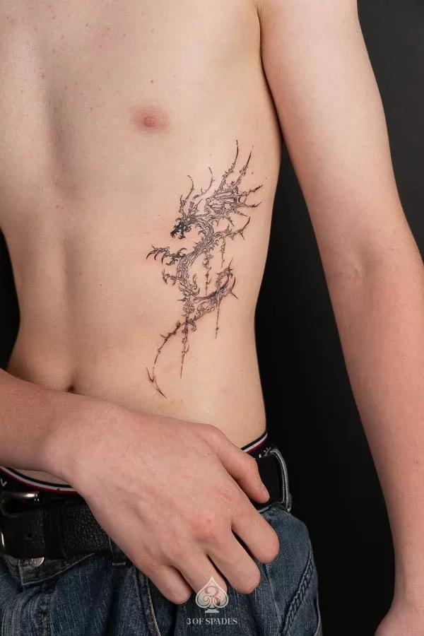 Dragon Sigilism Tattoo Ribb