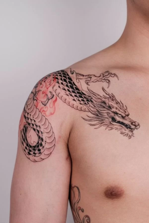 Fire Dragon Shoulder