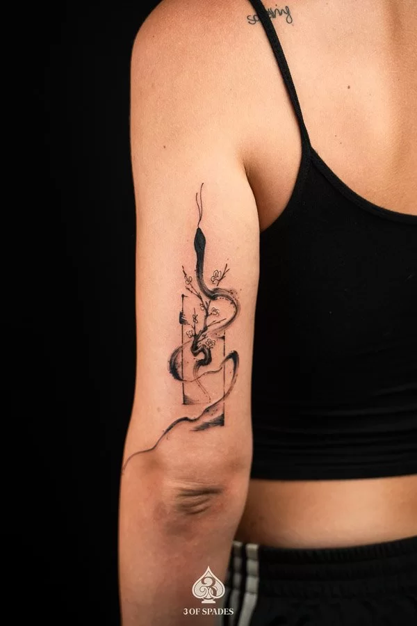 Abstract Snake By Hukk