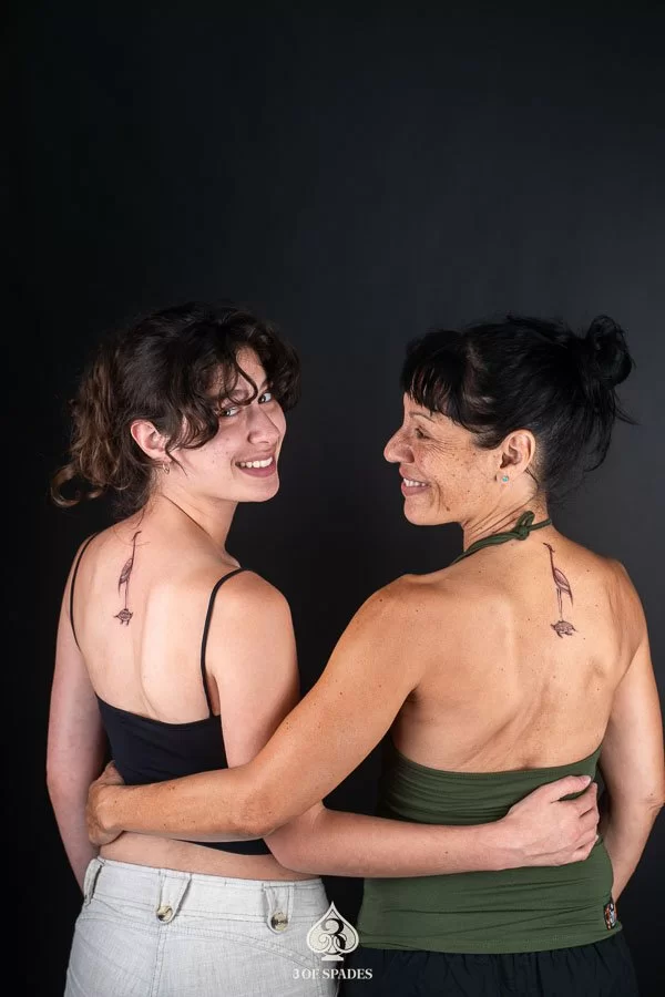 Matched Turtle And Crane