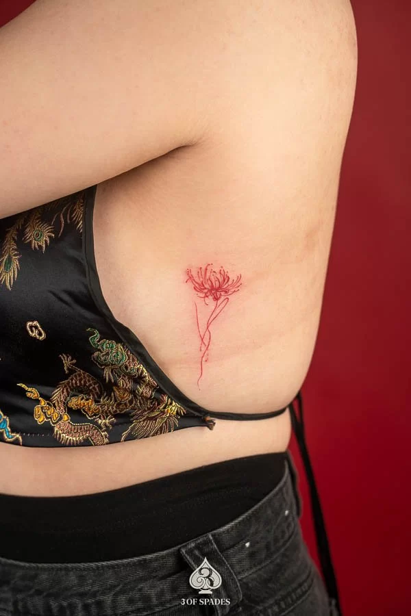 Red Lily Tattoo