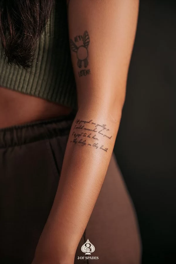 Shoulder Vine Tattoo